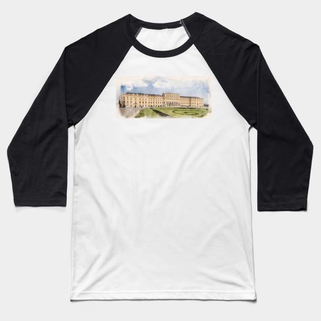 Schonbrunn Palace in Vienna, Austria Baseball T-Shirt by mitzobs